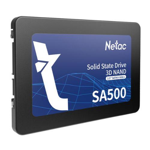 Netac 128GB SA500 SSD, 2.5″, SATA3, 3D NAND, R/W 500/400 MB/s, 7mm