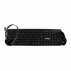 Jedel G-S11 3-in-1 Office Kit – USB Keyboard & Mouse + 3.5mm Jack Headset with Boom Mic, Retail Boxed