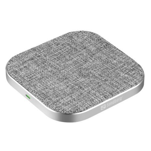 Sandberg Wireless Charging Pad, 15W, Aluminium, USB-C, Qi Compatible, 5 Year Warranty