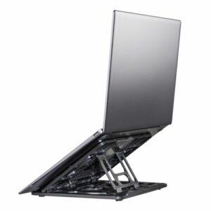 Hama Rotation 360° Swivel Laptop Stand, Adjustable Incline, Laptops up to 15.6″