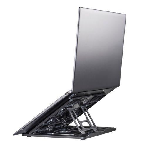 Hama Rotation 360° Swivel Laptop Stand, Adjustable Incline, Laptops up to 15.6″