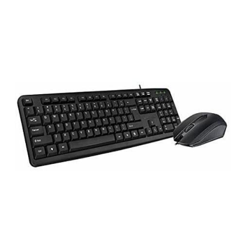 Jedel Builder BC-KM Wired Keyboard and Mouse Desktop Kit, USB
