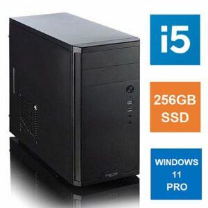 Spire MATX Tower PC, Fractal Core 1100 Case, i5-11400, 8GB 3200MHz, 256GB SSD, Bequiet 450W, No Optical, KB & Mouse, Windows 11 Pro