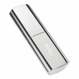 Netac 128GB USB 3.2 Gen2 Memory Pen, US2, Zinc Alloy Casing, Cap, R/W 550/500 MB/s