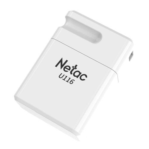 Netac 32GB Ultra Mini USB 3.2 Gen1 Memory Pen, U116, Cap, Lanyard Hole, Software Encryption