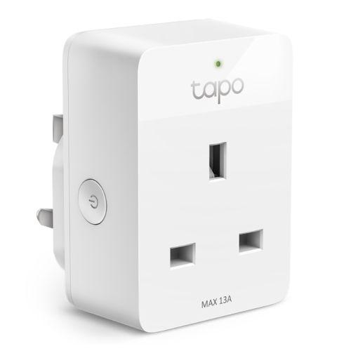 TP-LINK (TAPO P105) Mini Smart Wi-Fi Socket, Remote Access, Scheduling, Away Mode, Voice Control, Support for Higher-Power Appliances