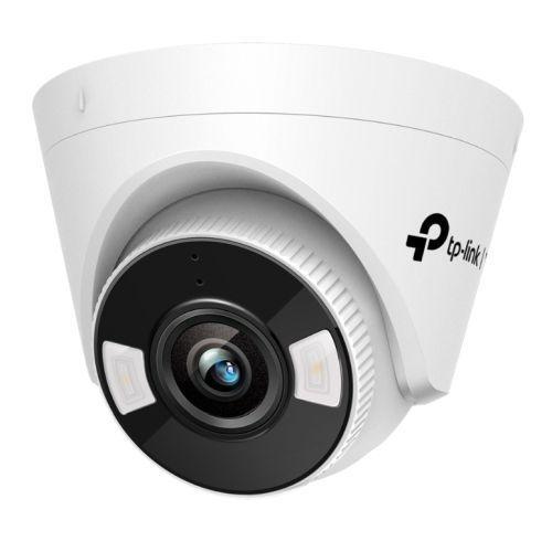 TP-LINK (VIGI C440-W 2.8MM) 4MP Full Colour Turret Network Camera w/ 2.8mm Lens, PoE, Spotlight LEDs, Smart Detection, Two-Way Audio, H.265+