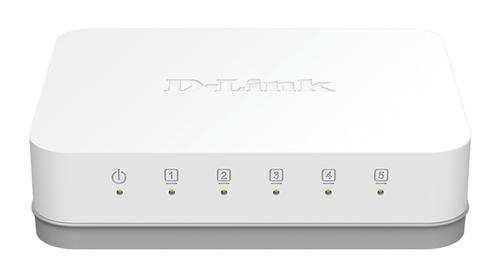 D-Link GO-SW-5G Unmanaged Gigabit Ethernet [10/100/1000] White