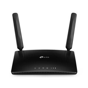 TP-Link TL-MR6400 wireless router Fast Ethernet Single-band [2.4 GHz] 4G Black (TL-MR6400 300MBIT/S WLAN N – 4G LTE ROUTER 4G LTE MODEM)