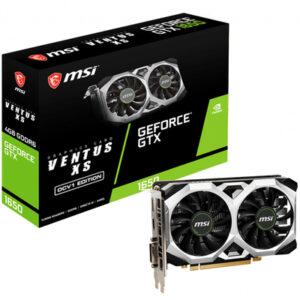 MSI GTX 1650 D6 VENTUS XS OCV1 graphics card NVIDIA GeForce GTX 1650 4 GB GDDR6 (GPU NV 1650 D6 Ventus XS OCV1 Fan)