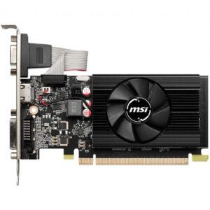 MSI N730K-2GD3/LP graphics card NVIDIA GeForce GT 730 2 GB GDDR3 (GPU NV N730K 2GB DDR3 LPV1 Fan)