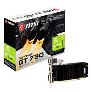 MSI N730K-2GD3H/LPV1 NVIDIA GeForce GT 730 2 GB GDDR3 (GPU NV N730K 2GB DDR3 LPV1 Fan)