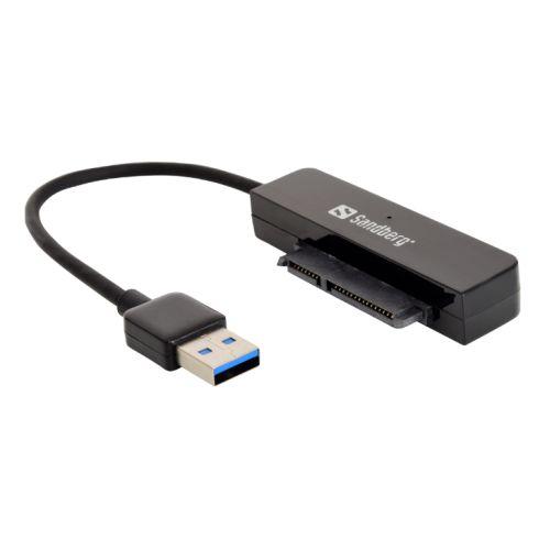 Sandberg USB 3.0 to 2.5″ SATA Adapter, 5 Year Warranty