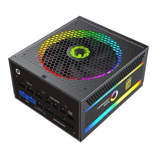 GameMax 1050W RGB PRO PSU, Fully Modular, LLC+DC-DC, 14cm ARGB Fan, 80+ Gold, RGB Controller (25 Modes), Power Lead Not Included