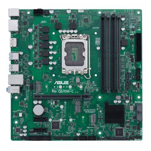 Asus PRO Q670M-C-CSM – Corporate Stable Model, Intel Q670, 1700, Micro ATX, 4 DDR5, HDMI, 2 DP, GB LAN, PCIe4, 2x M.2