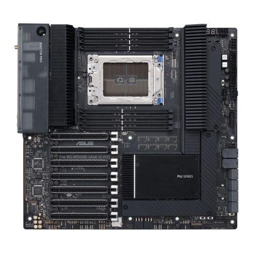 Asus PRO WS WRX80E-SAGE SE WIFI, Workstation, AMD WRX80, sWRX8, EATX, 8 DDR4, XFire/SLI, AX Wi-Fi, Dual 10G LAN, 3x M.2