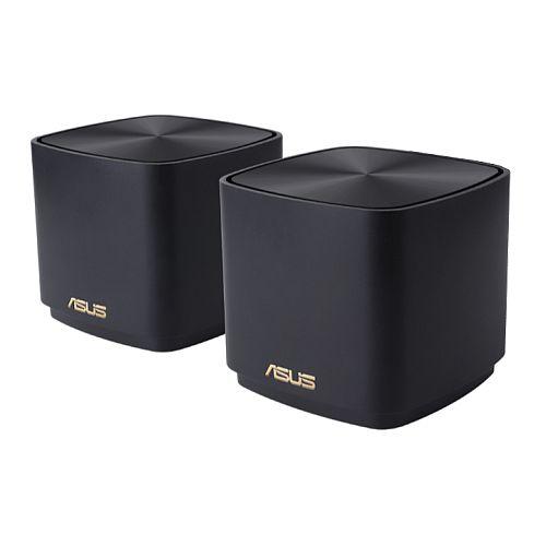 Asus (ZenWiFi XD4 Plus) AX1800 Dual Band Mesh Wi-Fi 6 System, 2 Pack, AiMesh, AiProtection, Wall Mountable, Black