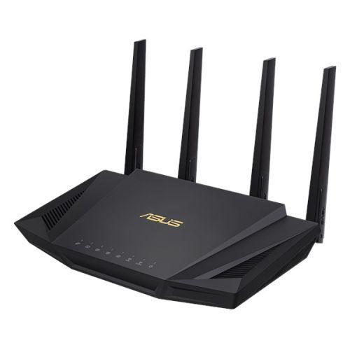 Asus (RT-AX58U V2) AX3000 (2402+574Mbps) Wireless Dual Band Wi-Fi 6 Router, MU-MIMO & OFDMA, 802.11ax, AiMesh Compatible