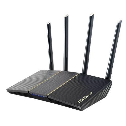 Asus (RT-AX57) AX3000 Dual Band Wi-Fi 6 Extendable Router, Free Network Security, Built-in VPN, Gaming & Streaming, AiMesh