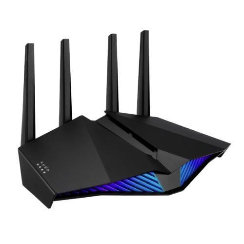 Asus (RT-AX82U) AX5400 (574+4804Mbps) Wireless Dual Band RGB Wi-Fi 6 Router, Mobile Game Mode, 802.11ax, AiMesh, Lifetime Free Internet Security