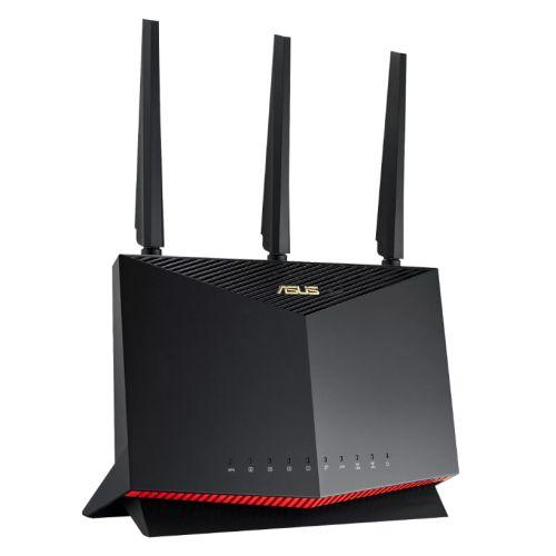 Asus (RT-AX86U PRO) AX5700 Wireless Dual Band Gaming Wi-Fi 6 Router, 2.5G LAN, Mobile Game Mode, AiProtection Pro, Sharable Secure VPN, AiMesh, PS5 Compatible