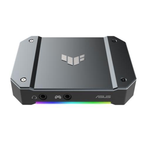 Asus CU4K30 TUF Gaming USB-C Capture Box – 4K30 Video w/ Near-Zero Latency, RGB Lighting
