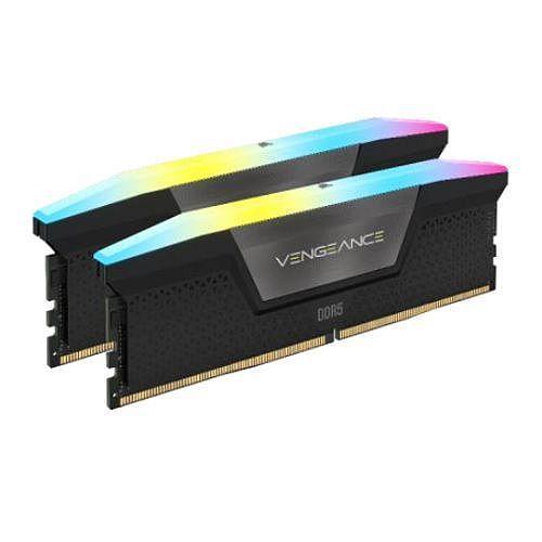 Corsair Vengeance RGB 32GB Kit (2 x 16GB), DDR5, 6000MHz (PC5-48000), CL36, 1.35V, XMP 3.0, PMIC, AMD Optimised, DIMM Memory