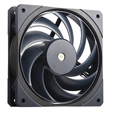 Cooler Master Mobius 120 OC High Performance Interconnecting Ring Blade Fan, Up To 3200RPM, PWM Fan Speed Cable Toggle, Metal Motor Hub, Double Ball Bearing for PC Case, Liquid and Air Cooler