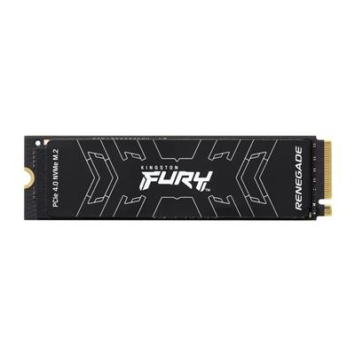Kingston FURY Renegade (SFYRS/500G) 500GB NVMe SSD, M.2 Interface, PCIe Gen4, 2280, 7300MB/s Read, 3900MB/s Write, PlayStation 5 Compatible, Heatsink, 5 Year Warranty
