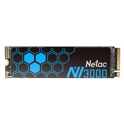 NETAC NV3000 (NT01NV3000-1T0-E4X) 1TB NVMe SSD, M.2 Interface, PCIe Gen3, 2280, Read 3400MB/s, Write 2900MB/s, Heatsink, 5 Year Warranty