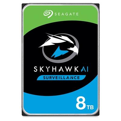 Seagate SkyHawk Surveillance AI 8TB 3.5″ 7200RPM 256MB Cache SATA III Internal Hard Drive
