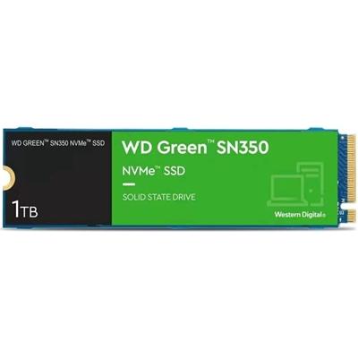 WD Green SN350 (WDS100T3G0C) 1TB NVMe SSD, M.2 Interface, PCIe Gen3, 2280, Read 3200MB/s, Write 2500MB/s, 3 Year Warranty
