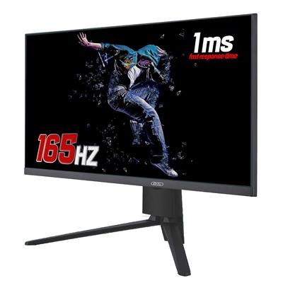 piXL CM27F10 27 Inch Frameless Gaming Monitor, Widescreen LCD Panel, Full HD 1920×1080, 1ms Response Time, 165Hz Refresh, Display Port / HDMI, 16.7 Million Colour Support, VESA Wall Mount, Black Finish