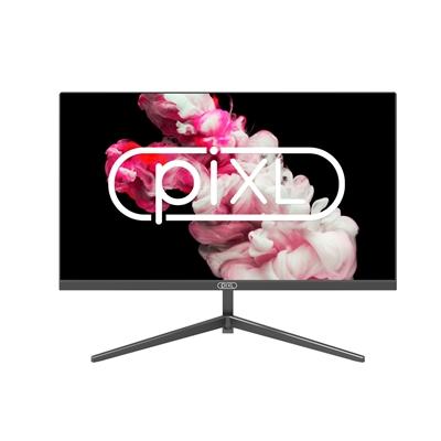 piXL PX27IHD 27 Inch Frameless Monitor, Widescreen IPS LCD Panel, True -to-Life Colours, Full HD 1920×1080, 5ms Response Time, 75Hz Refresh, HDMI, Display Port, Black Finish