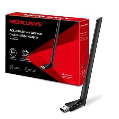 Mercusys MU6H AC650 High Gain Wireless Dual Band USB Adapter