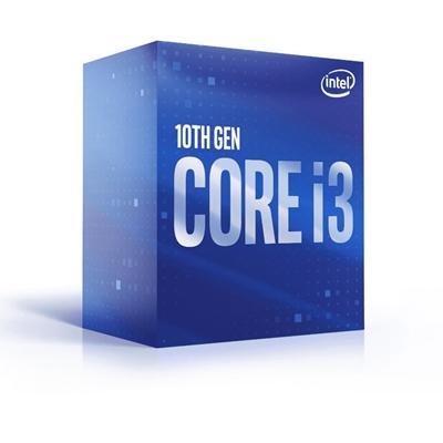 Intel Core i3 10100F 4 Core Processor Processor 8 Threads, 3.6GHz up to 4.3Ghz Turbo Comet Lake Socket LGA 1200 6MB Cache, 65W, Cooler, No Graphics