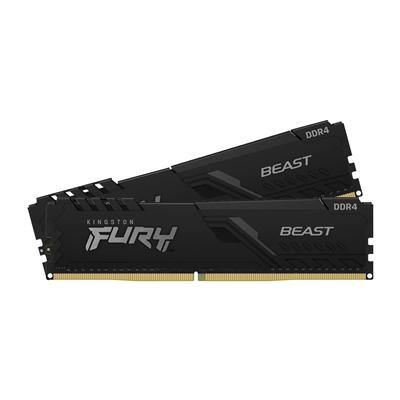 Kingston Fury Beast 32GB 2666MHz (2 x 16GB) DDR4 CL16 DIMM System Memory