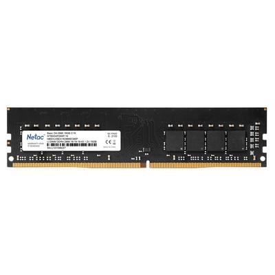 Netac NTBSD4P32SP-16 16GB DIMM System Memory, DDR4, 3200MHz, 1 x 16GB, 288 Pin, 1.35v, CL16-20-20-40