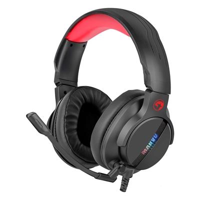 Marvo Scorpion HG9065 Gaming Headphones, 7.1 Virtual Surround Sound, RGB Gaming Headset – PC Xbox One, PS5 and PS4 Compatible, Professional 40mm Audio Drivers, Omnidirectional Mic