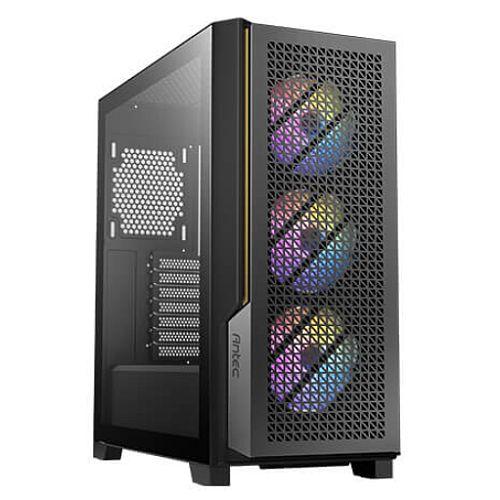 Antec P20C ARGB Gaming Case w/ Glass Window, E-ATX, Large Mesh Front, Dust Filters, 3 ARGB PWM Fans, USB-C 3.2 Gen2