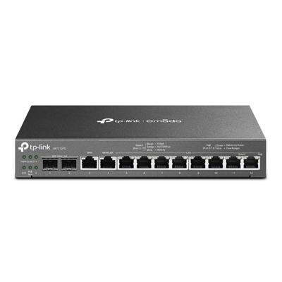 TP-LINK (ER7212PC) Omada 3-in-1 Gigabit VPN Router – Router + PoE Switch + Omada Controller, 12 Ports, Up to 4x WAN