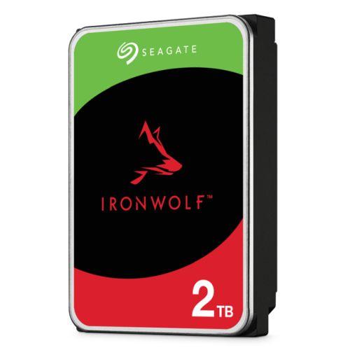 Seagate 3.5″, 2TB, SATA3, IronWolf NAS Hard Drive, 5400RPM, 256MB Cache, 8 Drive Bays Supported, OEM