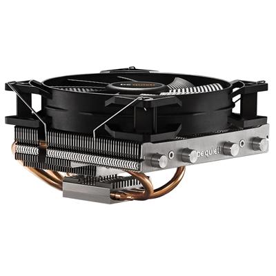 be quiet! Shadow Rock LP Fan CPU Cooler, Universal Socket, Pure Wings 2 120mm PWM Black Cooling Fan, 1500RPM, 4 Heat Pipes, Low-Profile at 75.4mm Height, 130W TDP, Intel LGA 1700 & AMD AM5 Compatible