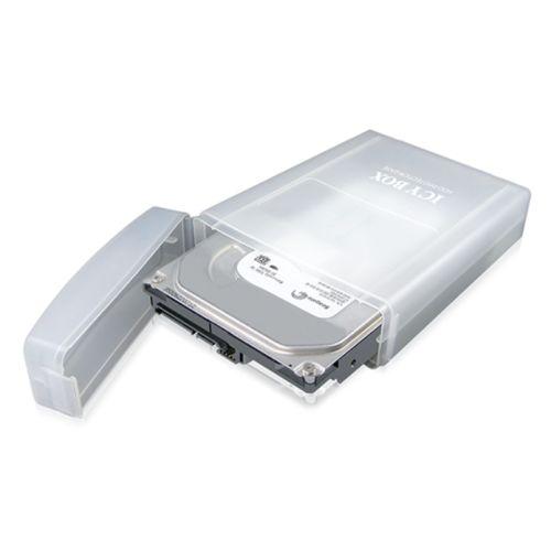 Icy Box (IB-AC602A) 3.5″ Hard Drive Anti-Shock Protective Box, Fall/Dust/Splash Protection, Stackable