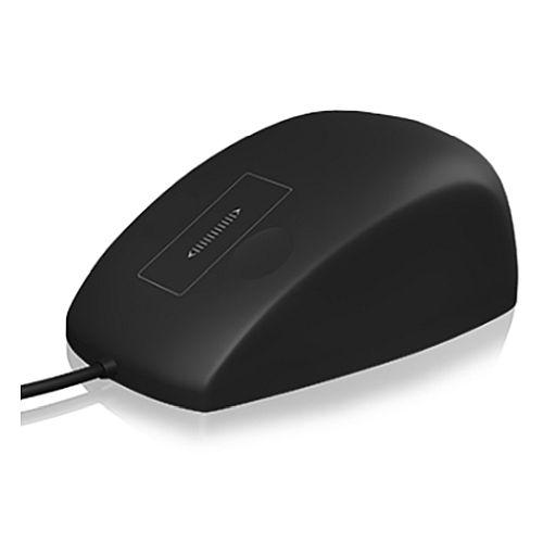Icy Box Keysonic (KSM-5030M-B) Waterproof Silicone Mouse, USB, IP68, Dust Proof, Scrolling Touch Sensor, Black