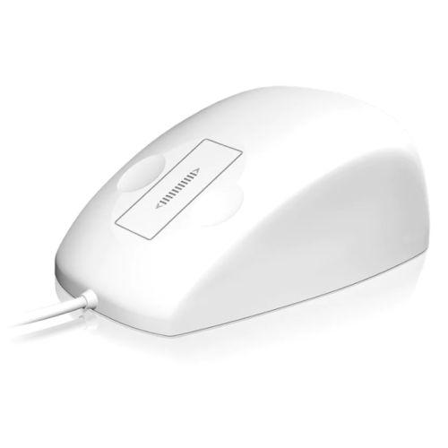 Icy Box Keysonic (KSM-5030M-W) Waterproof Silicone Mouse, USB, IP68, Dust Proof, Scrolling Touch Sensor, White