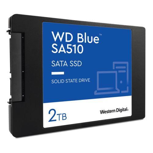 WD 2TB Blue SA510 G3 SSD, 2.5″, SATA3, R/W 560/520 MB/s, 87K/83K IOPS, 7mm