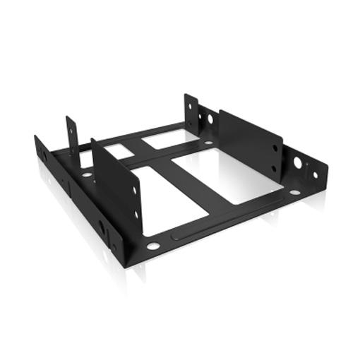 Icy Box (IB-AC643) Dual 2.5″ Drive Mounting Kit, Frame to Fit  2x 2.5″ SSD/HDD into a 3.5″ Drive Bay