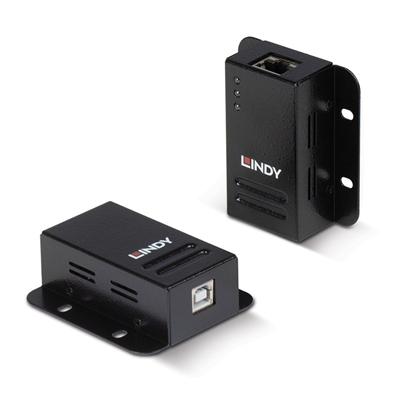 LINDY 42680 50m USB 2.0 Cat.6 Extender, Plug & Play Installation, 2 Year Warranty