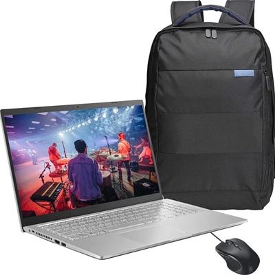 Asus X515MA Laptop, 15.6 Inch Full HD Screen, Intel Celeron N4020, 8GB RAM, 128GB SSD + 1TB HDD, Windows 11 Home, Includes Mouse & Backpack